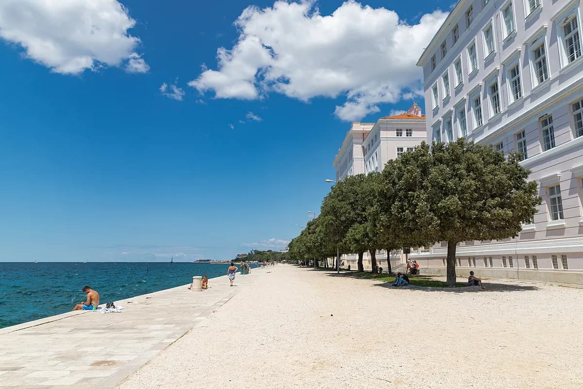 Small beach along the Zadar coastline, Croatia