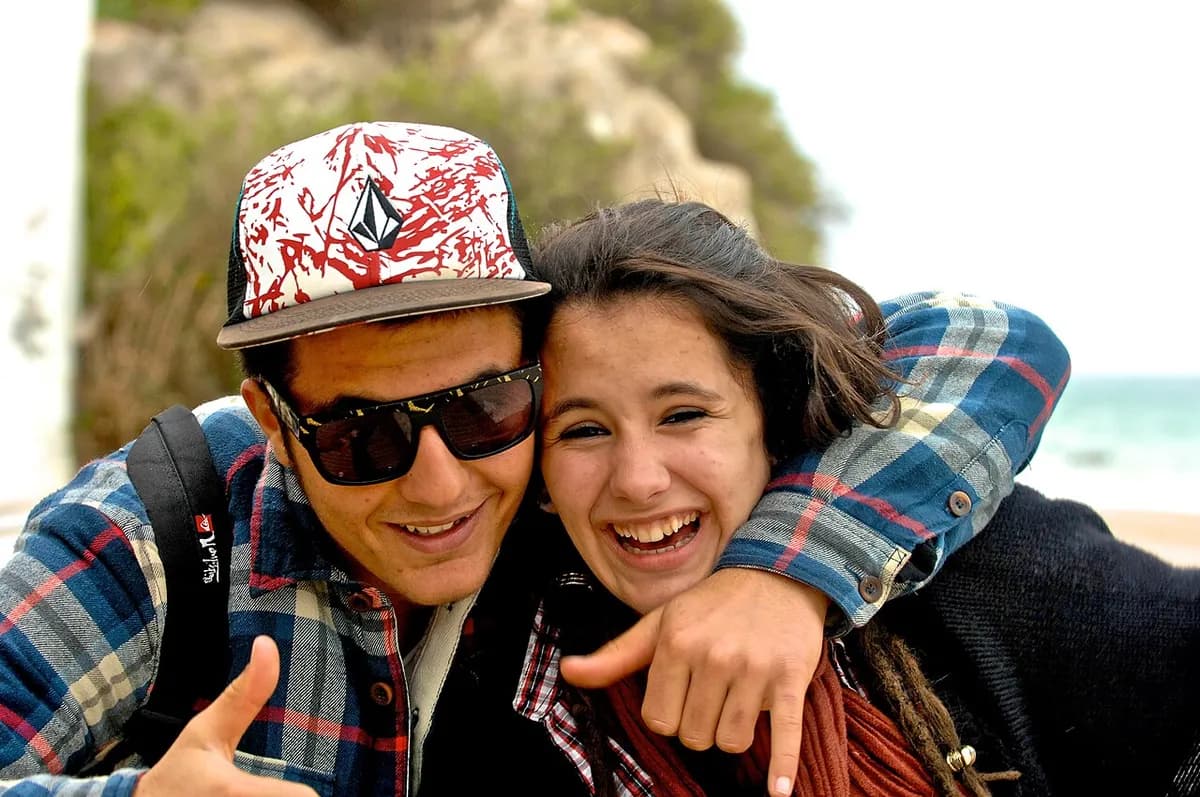 Praia da Ribeira do Cavalo in Sesimbra, Portugal