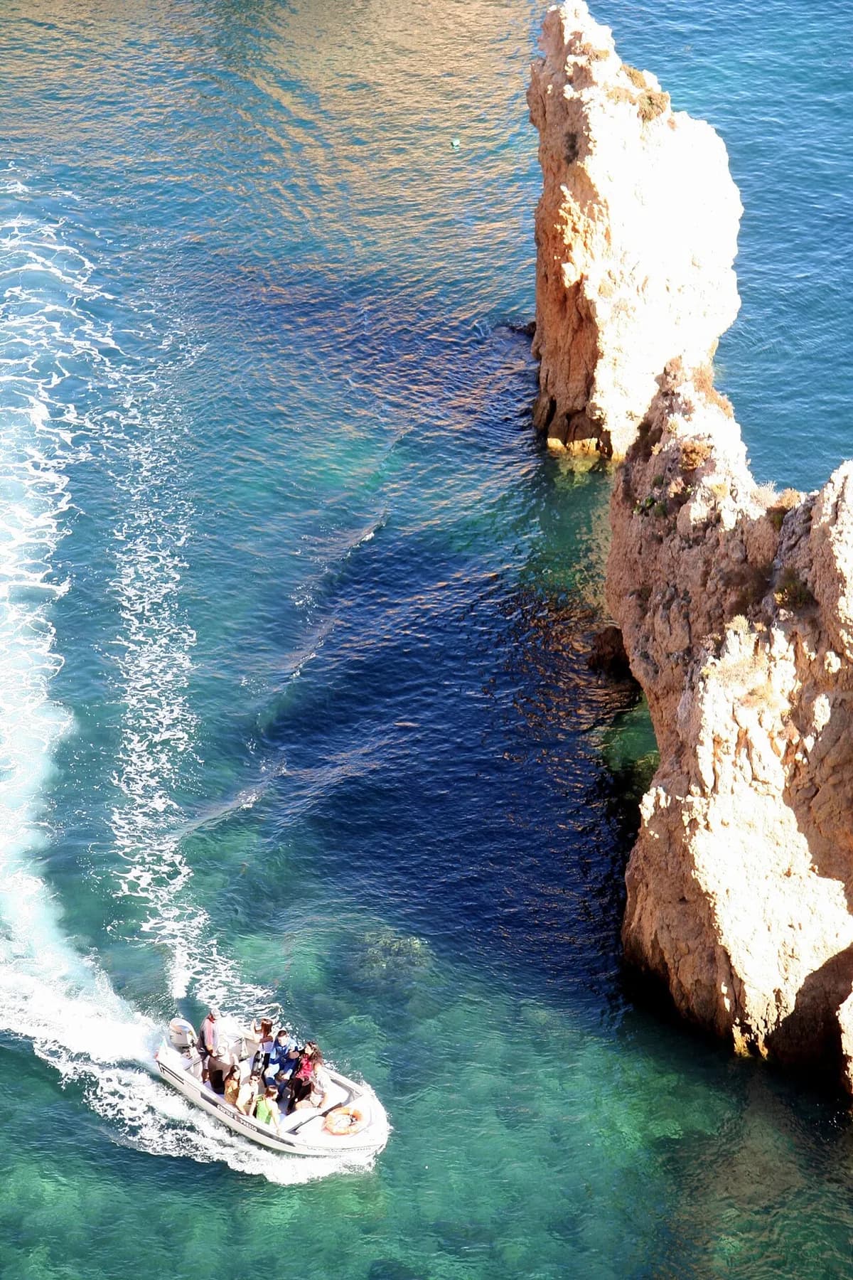 Praia do Pinhao in Lagos, Algarve, Portugal